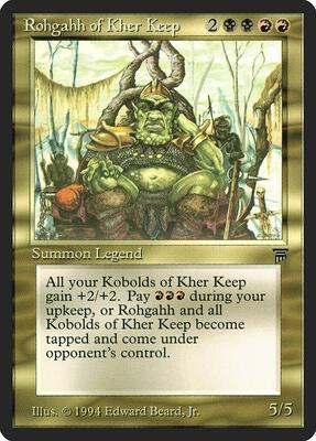 Rohgahh of Kher Keep card from Legends