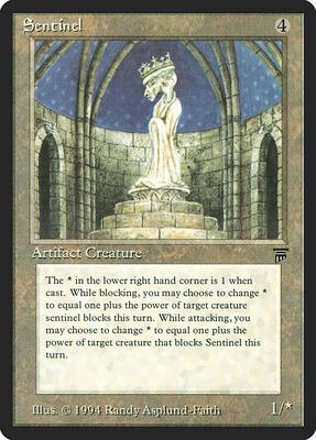 Sentinel card from Legends