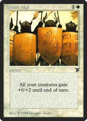 Shield Wall card from Legends