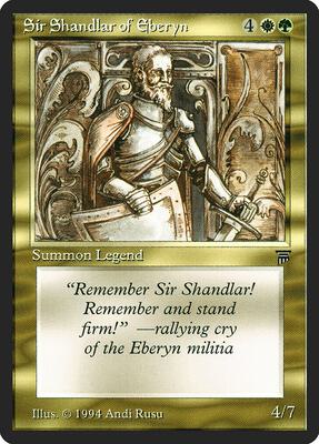 Sir Shandlar of Eberyn card from Legends