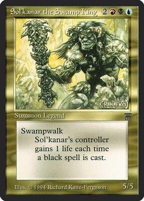 Sol'kanar the Swamp King card from Legends