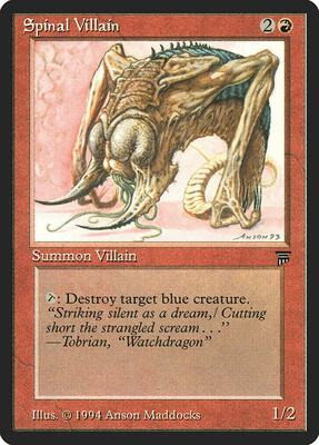 Spinal Villain card from Legends
