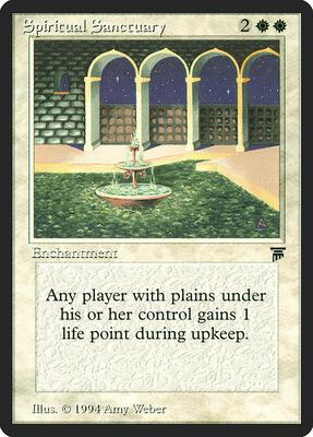 Spiritual Sanctuary card from Legends
