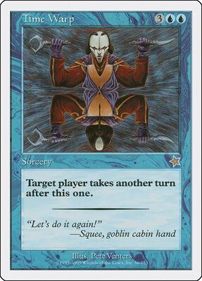 Time Warp card from Starter 1999