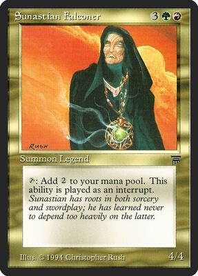 Sunastian Falconer card from Legends