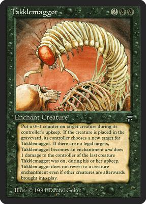 Takklemaggot card from Legends