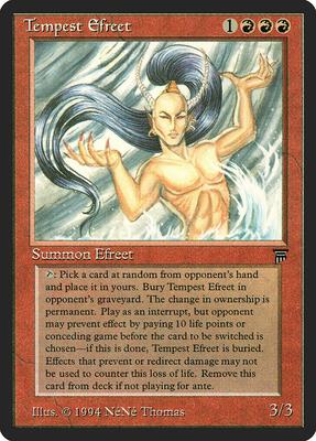 Tempest Efreet card from Legends