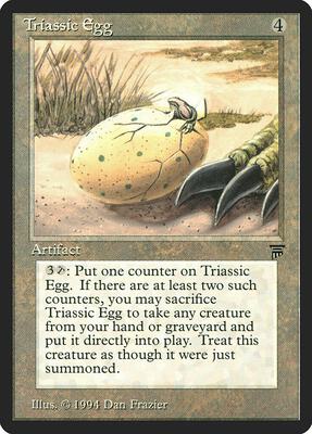 Triassic Egg card from Legends