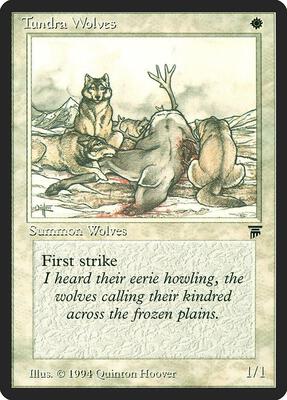 Tundra Wolves card from Legends