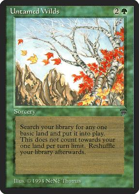 Untamed Wilds card from Legends