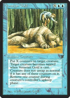 Venarian Gold card from Legends