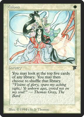 Visions card from Legends