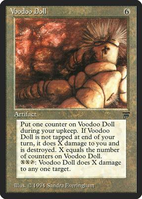 Voodoo Doll card from Legends
