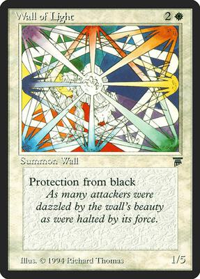 Wall of Light card from Legends