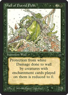 Wall of Putrid Flesh card from Legends