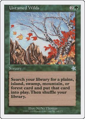 Untamed Wilds card from Starter 1999