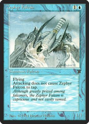 Zephyr Falcon card from Legends