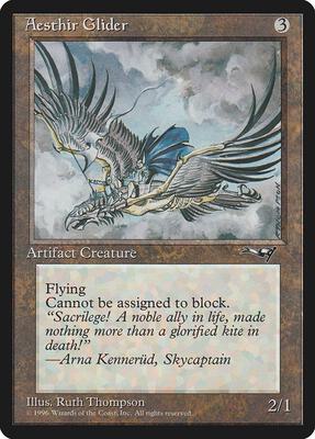 Aesthir Glider (Clouds) card from Alliances