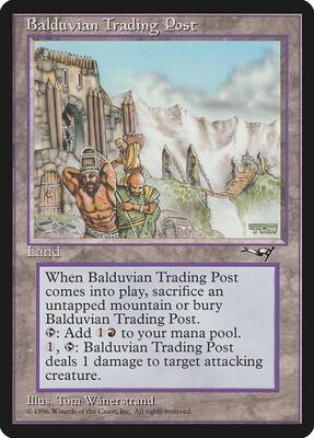 Balduvian Trading Post card from Alliances