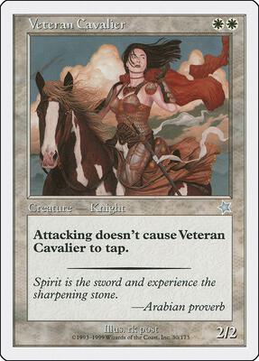 Veteran Cavalier card from Starter 1999
