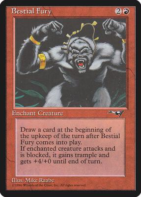 Bestial Fury card from Alliances