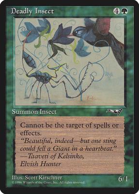 Deadly Insect (Bird) card from Alliances