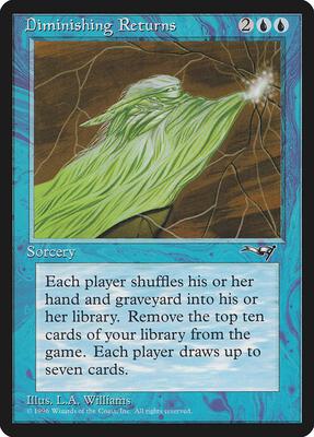 Diminishing Returns card from Alliances