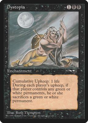 Dystopia card from Alliances