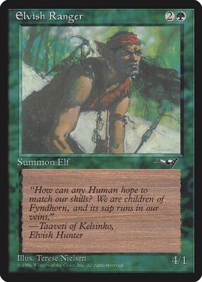 Elvish Ranger (Male) card from Alliances