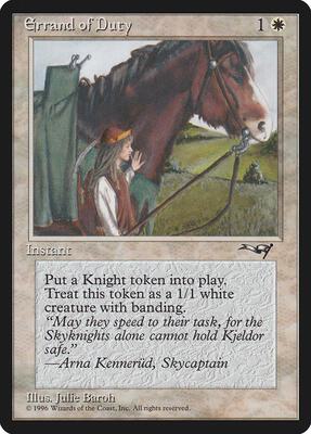 Errand of Duty card from Alliances