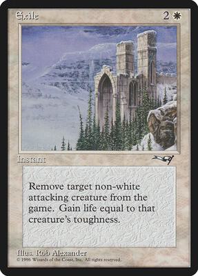 Exile card from Alliances