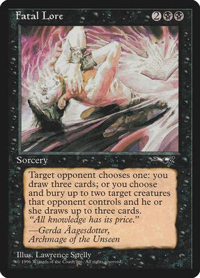 Fatal Lore card from Alliances