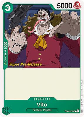 Vito card from Super Pre-Release Starter Deck 2: Worst Generation