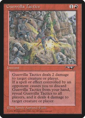 Guerrilla Tactics (Cliff) card from Alliances