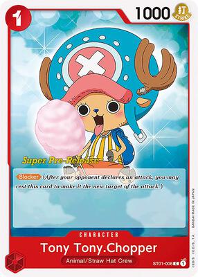 Tony Tony.Chopper card from Super Pre-Release Starter Deck 1: Straw Hat Crew