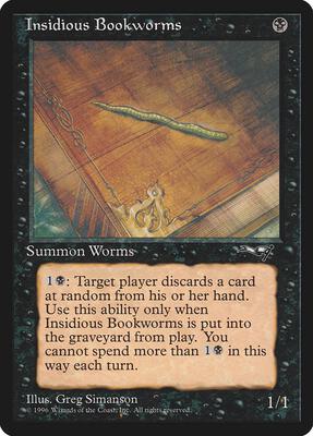 Insidious Bookworms (Single) card from Alliances