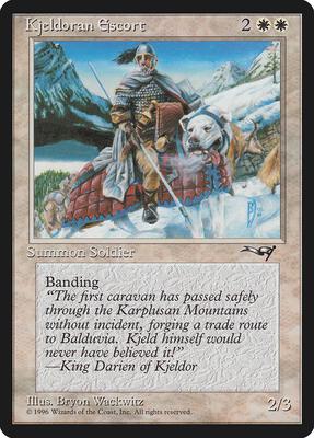 Kjeldoran Escort card from Alliances