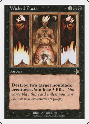 Wicked Pact card from Starter 1999