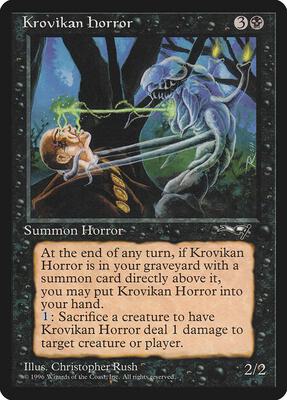 Krovikan Horror card from Alliances