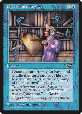 Lat-Nam's Legacy (Scroll) card from Alliances