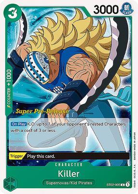 Killer card from Super Pre-Release Starter Deck 2: Worst Generation
