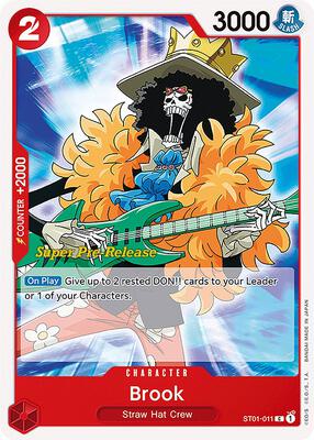 Brook card from Super Pre-Release Starter Deck 1: Straw Hat Crew