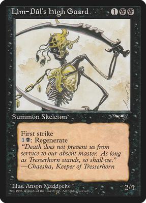 Lim-Dul's High Guard card from Alliances
