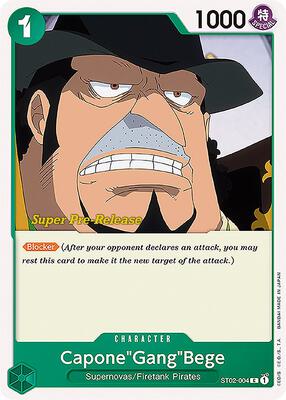 Capone"Gang"Bege card from Super Pre-Release Starter Deck 2: Worst Generation