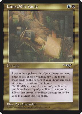 Lim-Dul's Vault card from Alliances