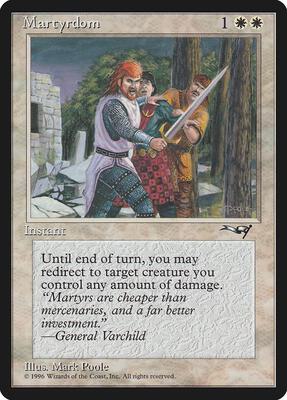 Martyrdom card from Alliances