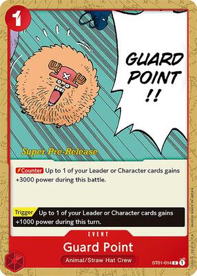Guard Point card from Super Pre-Release Starter Deck 1: Straw Hat Crew