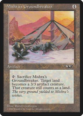 Mishra's Groundbreaker card from Alliances