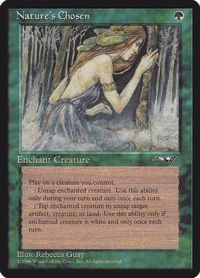 Nature's Chosen card from Alliances