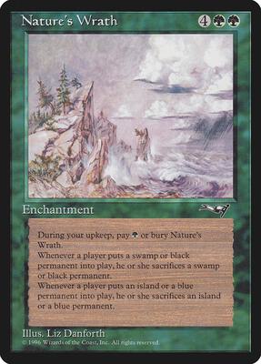 Nature's Wrath card from Alliances